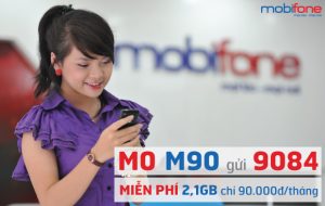 Cách đăng ký gói M90 Mobifone miễn phí 2,1GB chỉ 90.000đ