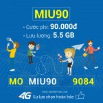 Cách đăng ký gói MIU90 Mobifone