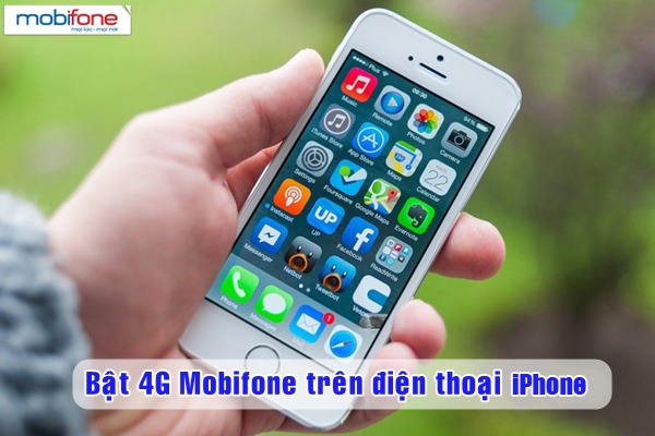 Cách Bật tắt 4G Mobifone trên điện thoại iPhone