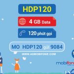 Cách đăng ký gói HDP120 Mobifone