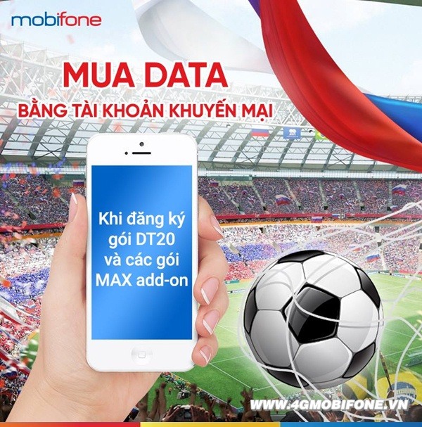 Cách Mua Data bằng tài khoản khuyến mãi Mobifone