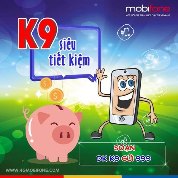 Cách đăng ký gói cước K9 Mobifone