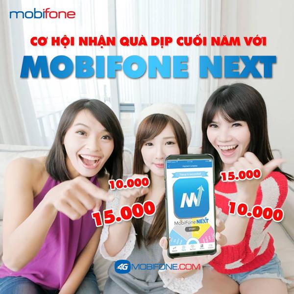 Tải Mobifone NEXT nhận 15.000đ
