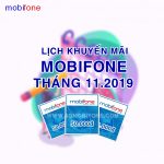 Lịch khuyến mãi Mobifone tháng 11/2019
