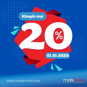Mobifone khuyến mãi ngày 1/1/2020